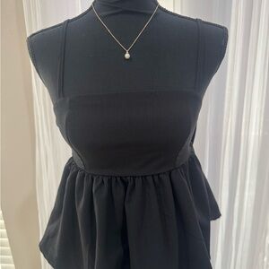 SHEIN Black Teen Top